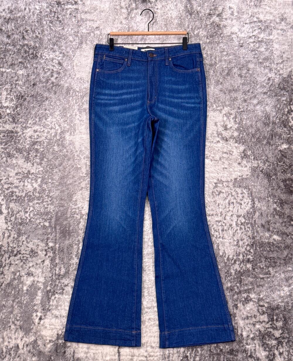 New Wrangler Jeans 31 Womens Retro Bailey High Rise Trouser Denim